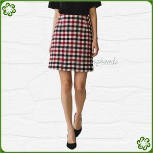 NWT Talbots Plaid A-Line Skirt